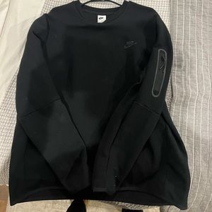 Nike Tech Fleece Crewneck Size XL Mens Black